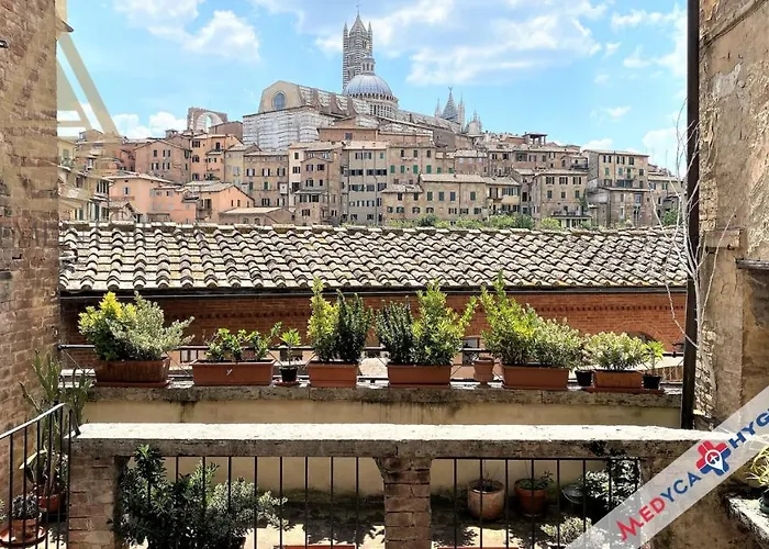 公寓 Camporegio 31- In Centro Con Vista Sul Duomo 锡耶纳